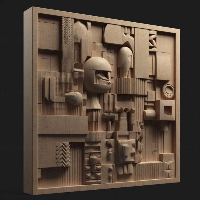 نموذج ثلاثي الأبعاد لآلة CNC 3D Art 